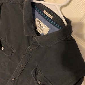 Original Penguin Indigo Donny Strip Dres Shirt